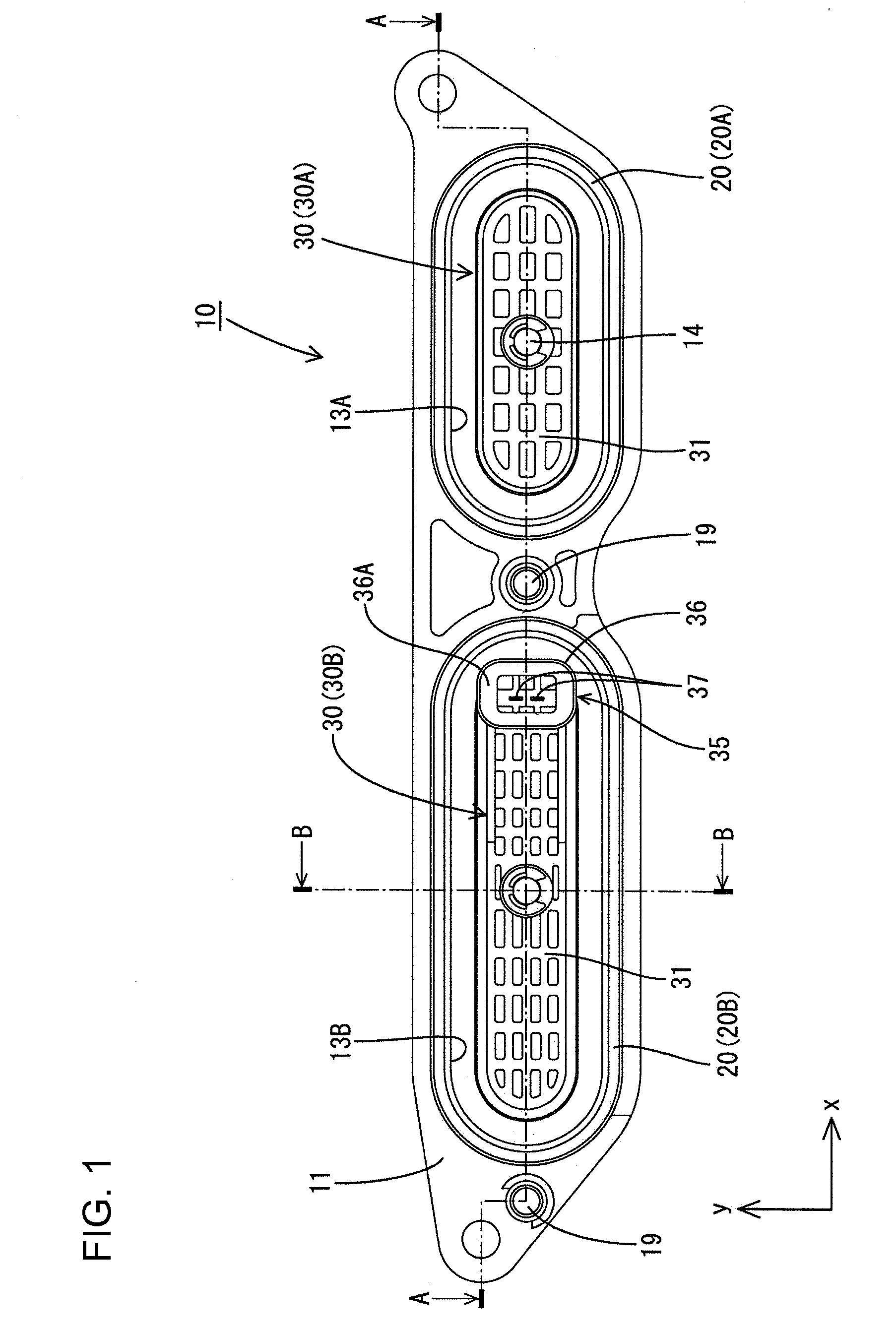 Sealing cover for electric equipment mounted on car