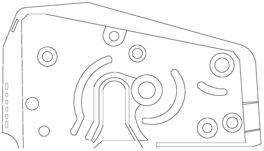 Automobile door lock riveting point height measuring system and method based on displacement sensor