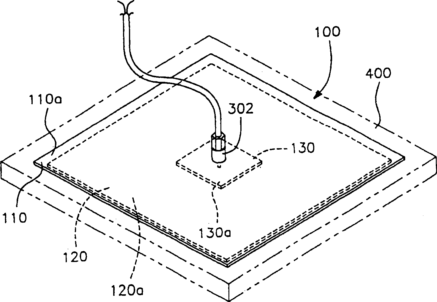 Coating applied antenna and method of making same