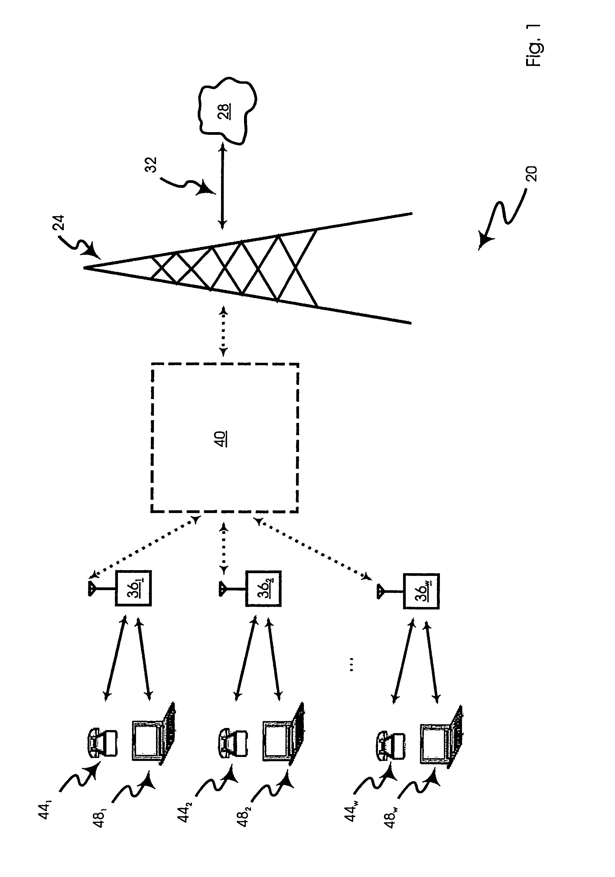 Wireless local loop antenna