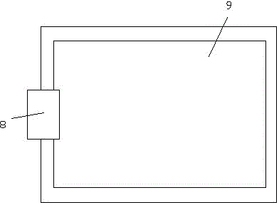 Circuit board plug-in component with dustproof cover and air pipes