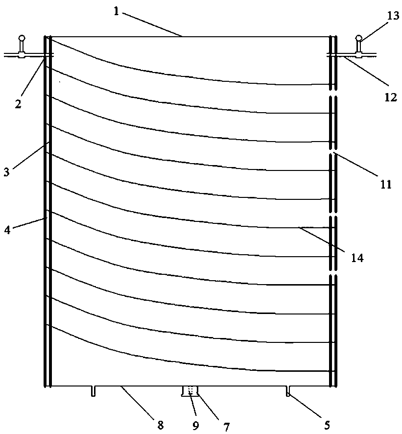 Self-balance soil body frost heaving amount testing device and testing method