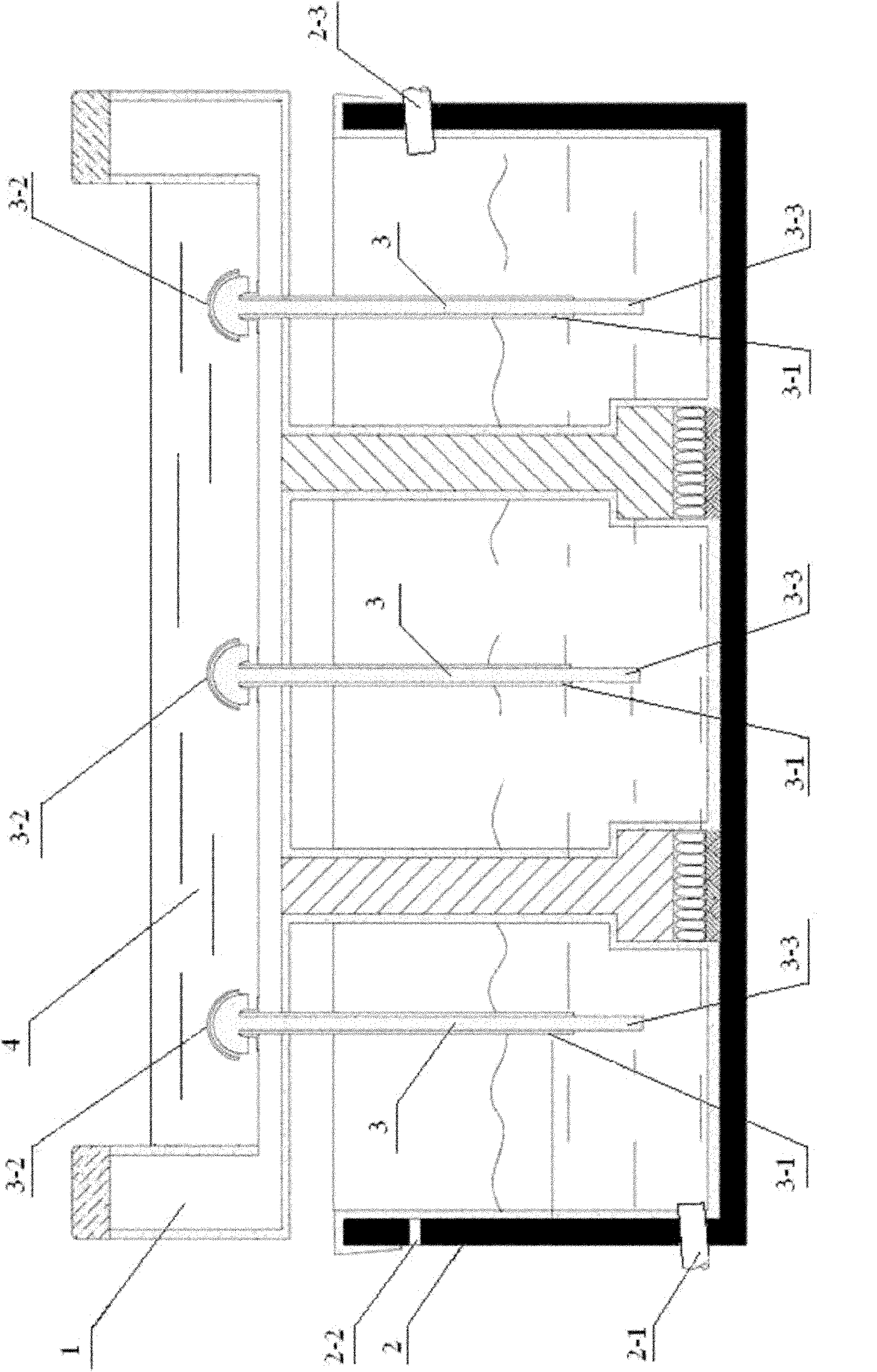 Three-dimensional landscape impounding reservoir system and method for recovering urban roofing rainwater by using same