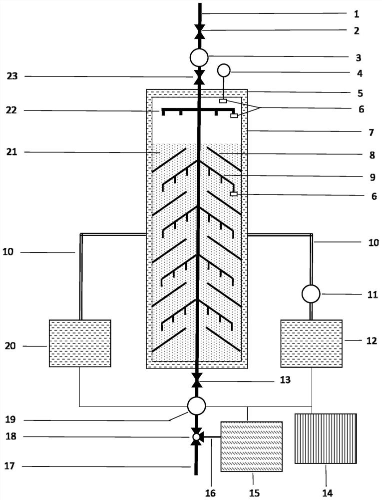 A hydrogen purification device with a fishbone structure