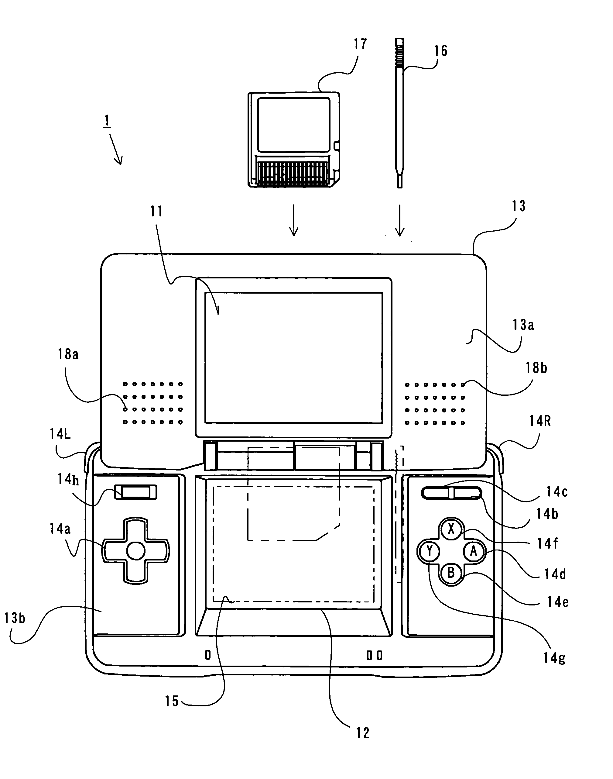 Storage medium storing input position processing program, and input position processing device