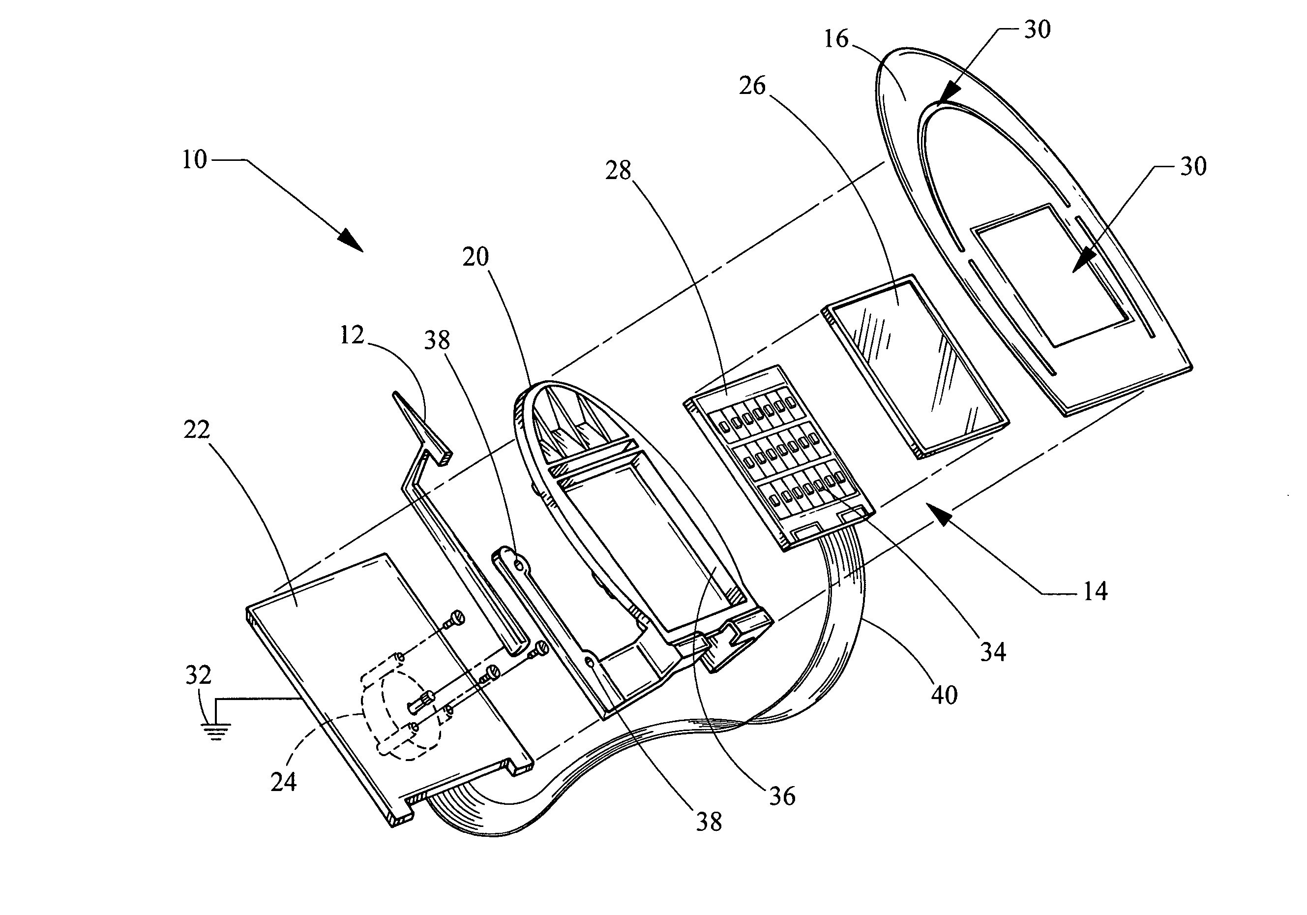 Display over gage instrument cluster