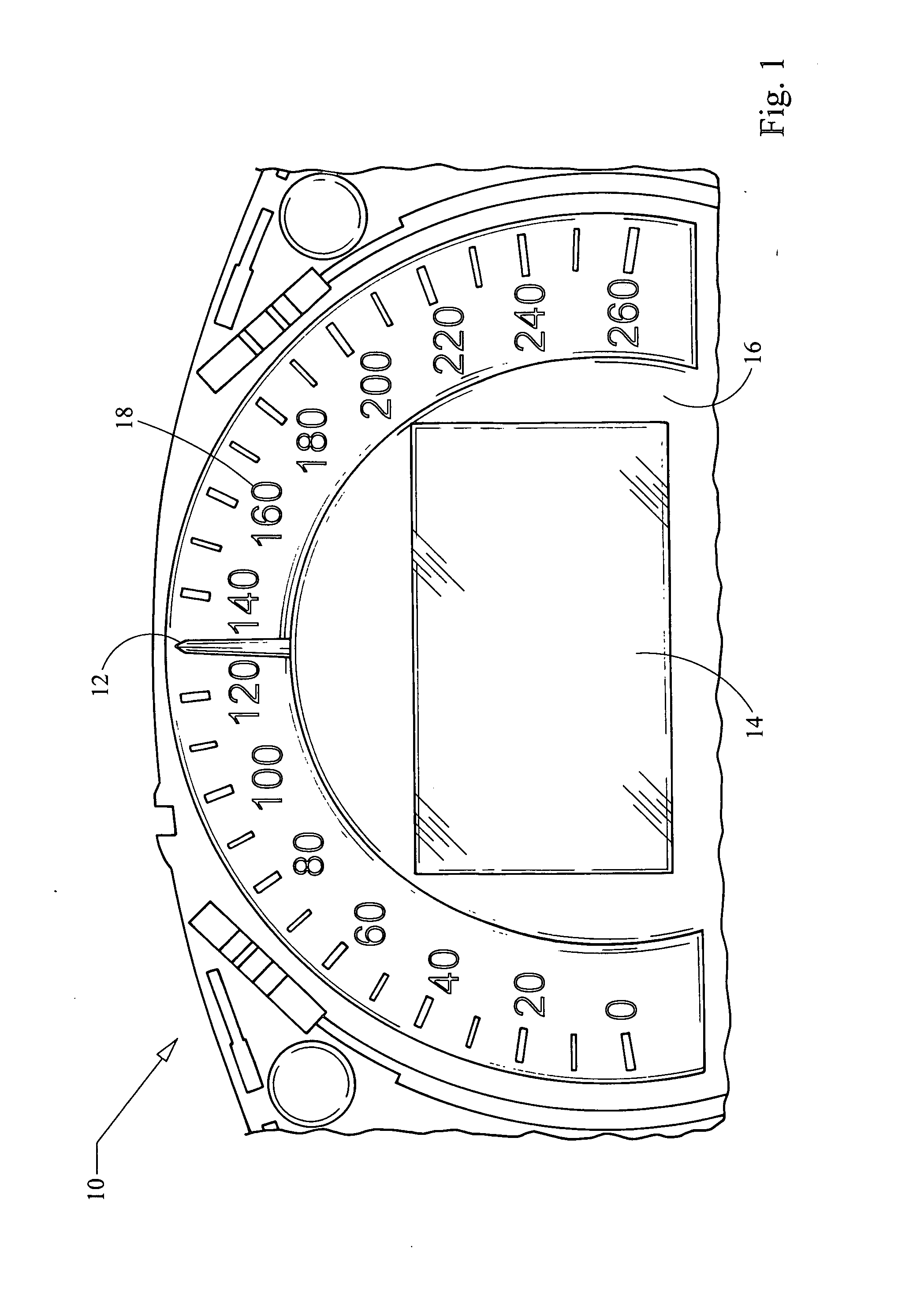 Display over gage instrument cluster