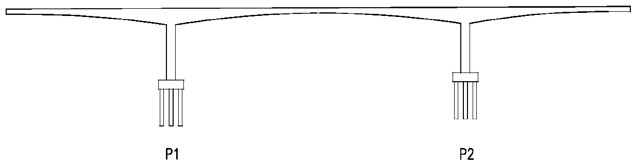 Separation type earthquake reduction and insulation pile group foundation