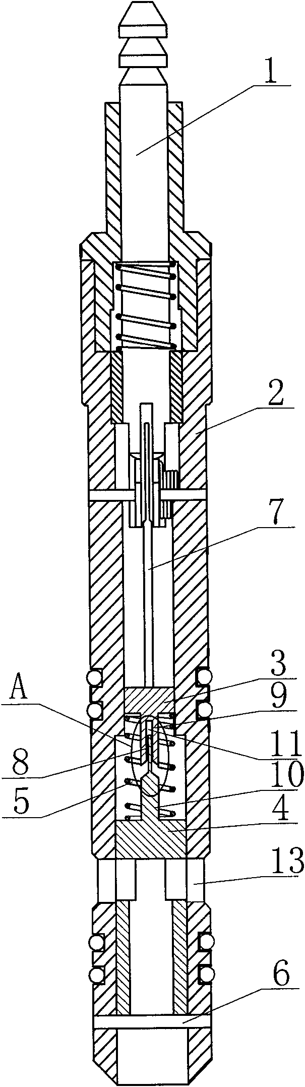 Adjustable constant-flow multifunctional blanking plug