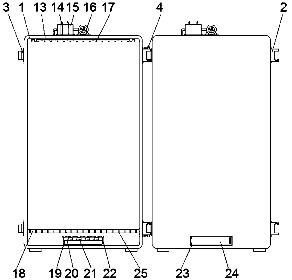 Smart home combined wardrobe convenient to disassemble and assemble and using method thereof