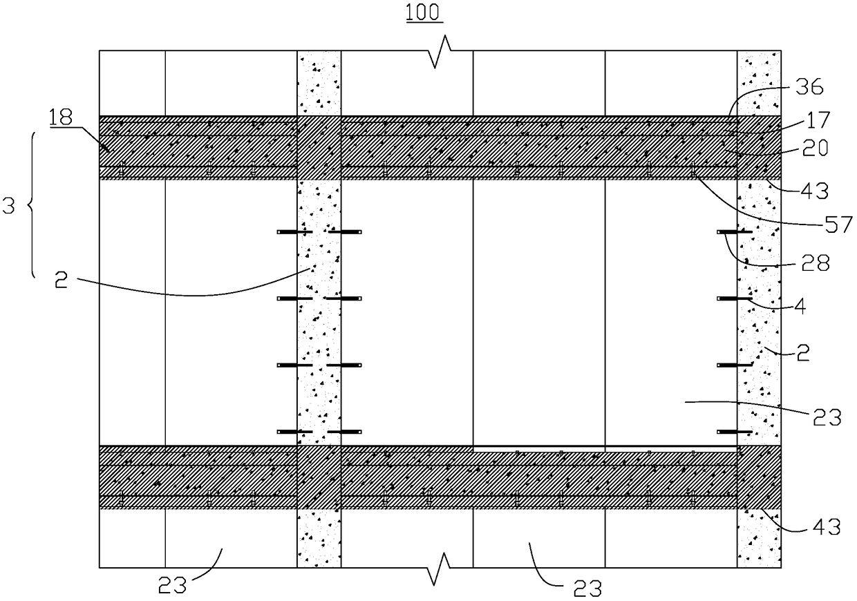 Prefabricated building system with concrete structure and assembly method thereof