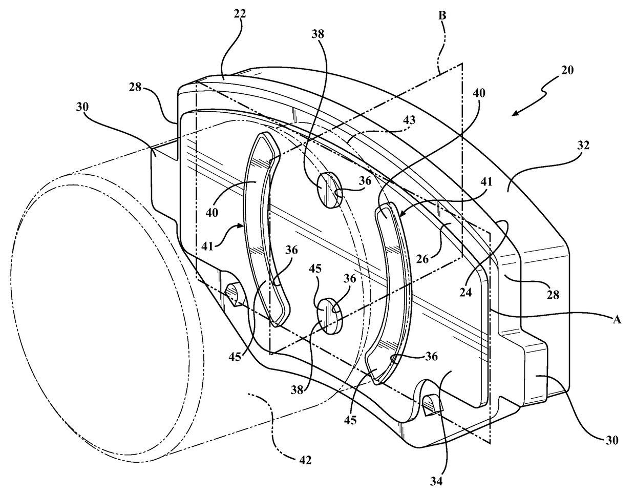 Brake pad apparatus