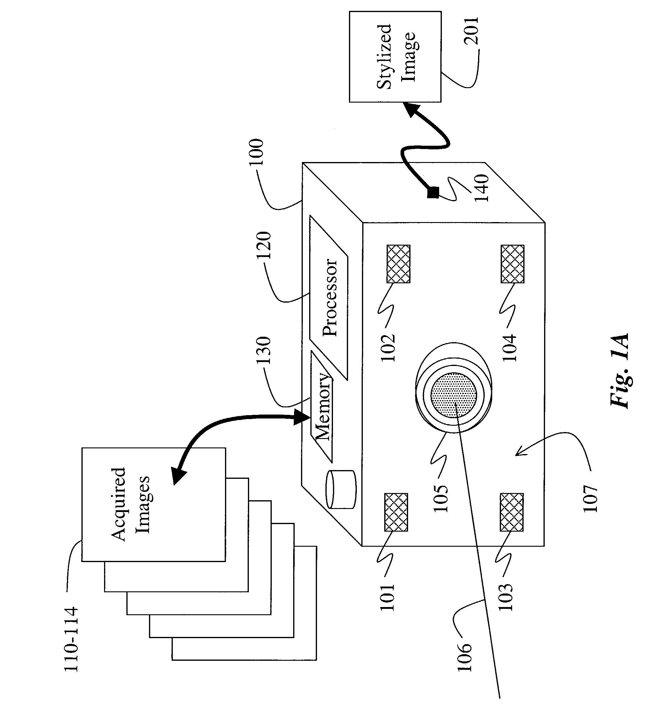 Stylized imaging using variable controlled illumination