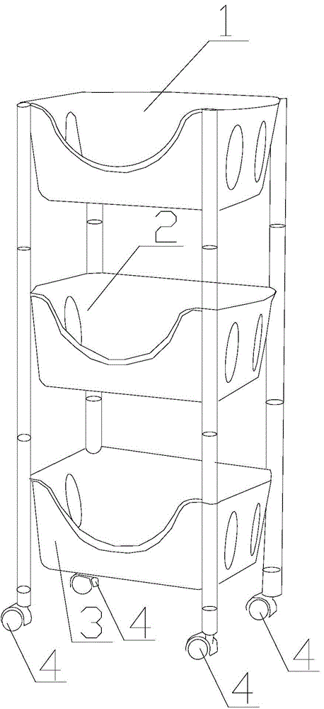 Combined movable storage rack