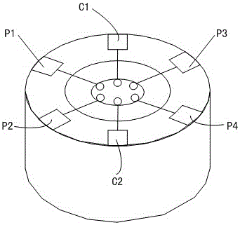 Marine soil resistivity measuring method and device