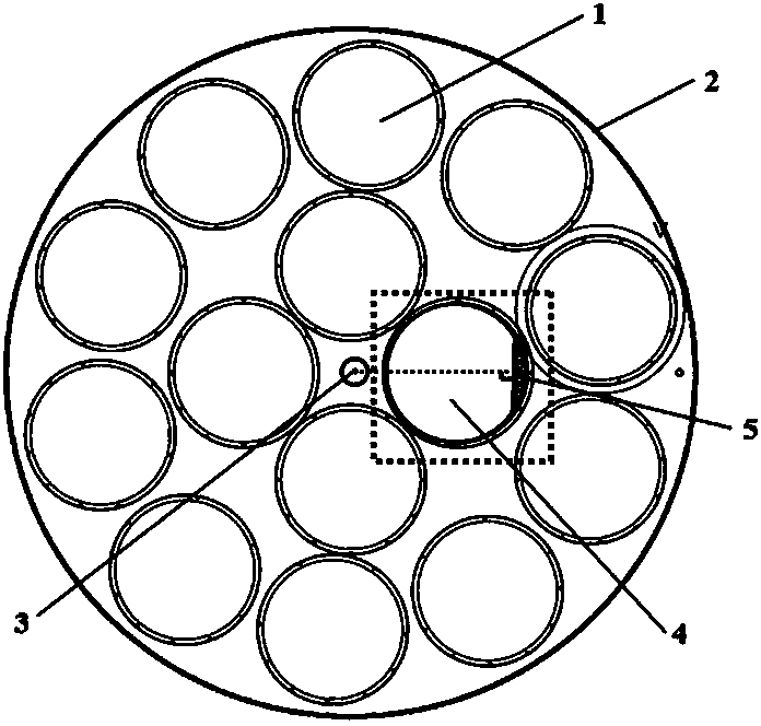 Graphite bearing plate for processing LED epitaxial wafer