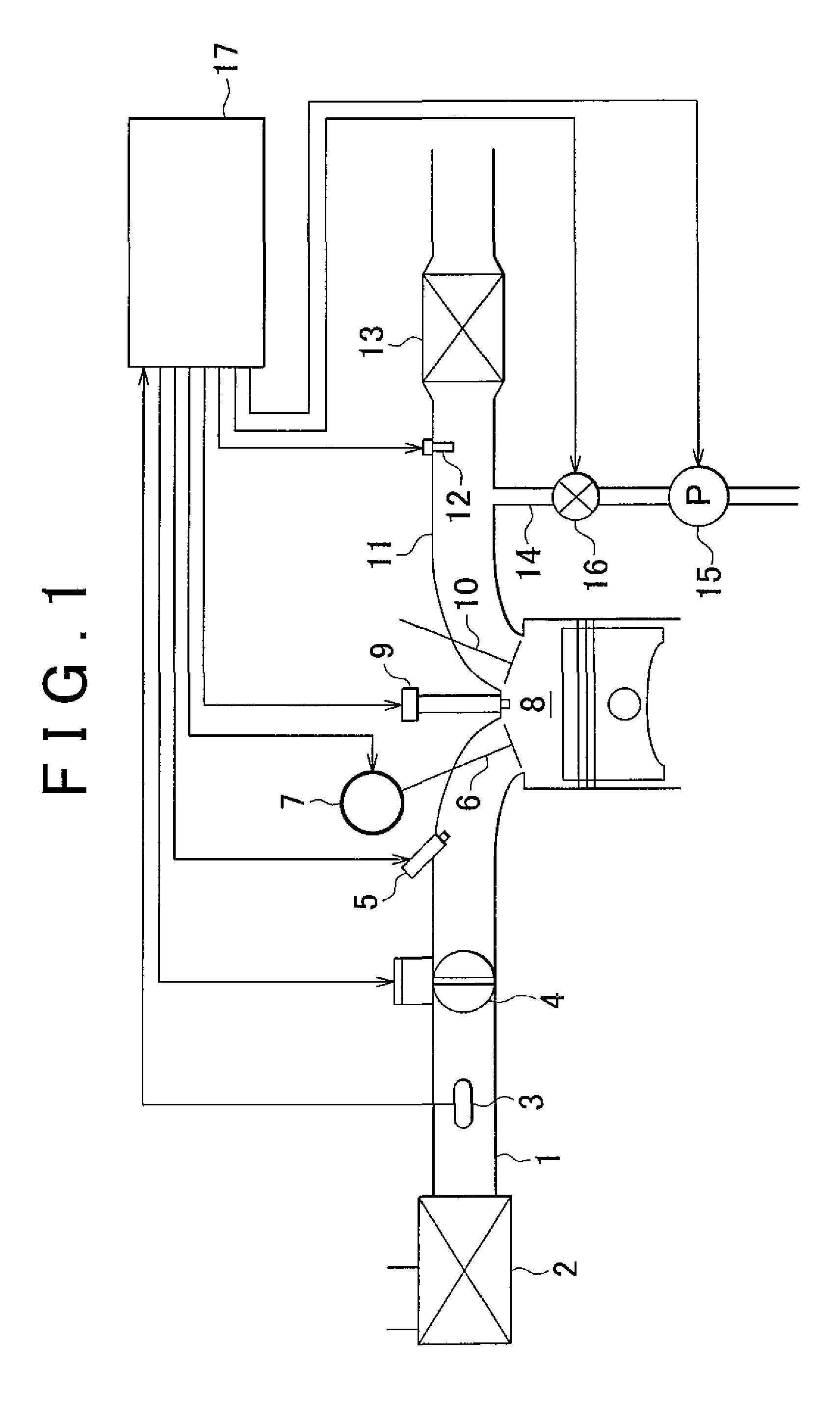 Control apparatus and control method for internal combusion engine