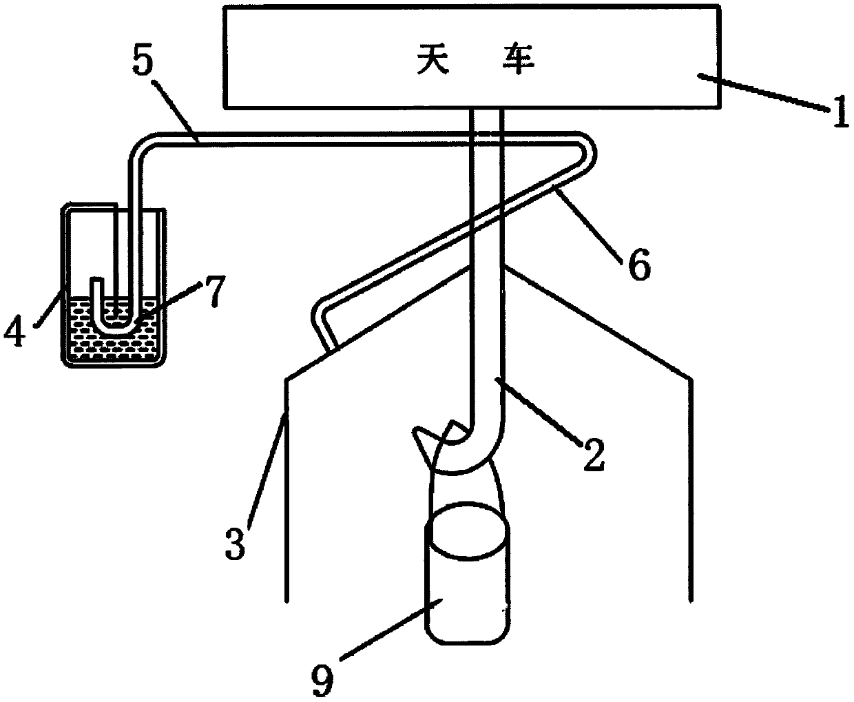 Movable water-seal dust removal equipment