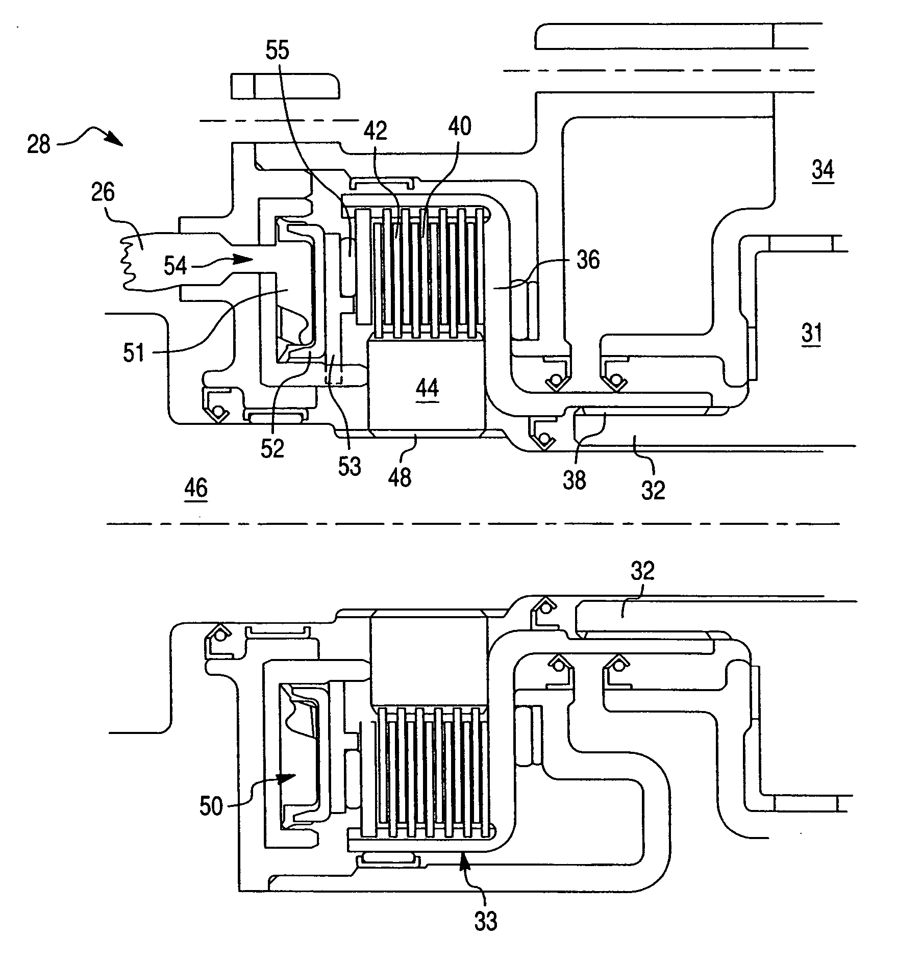 Drive system for motor vehicle