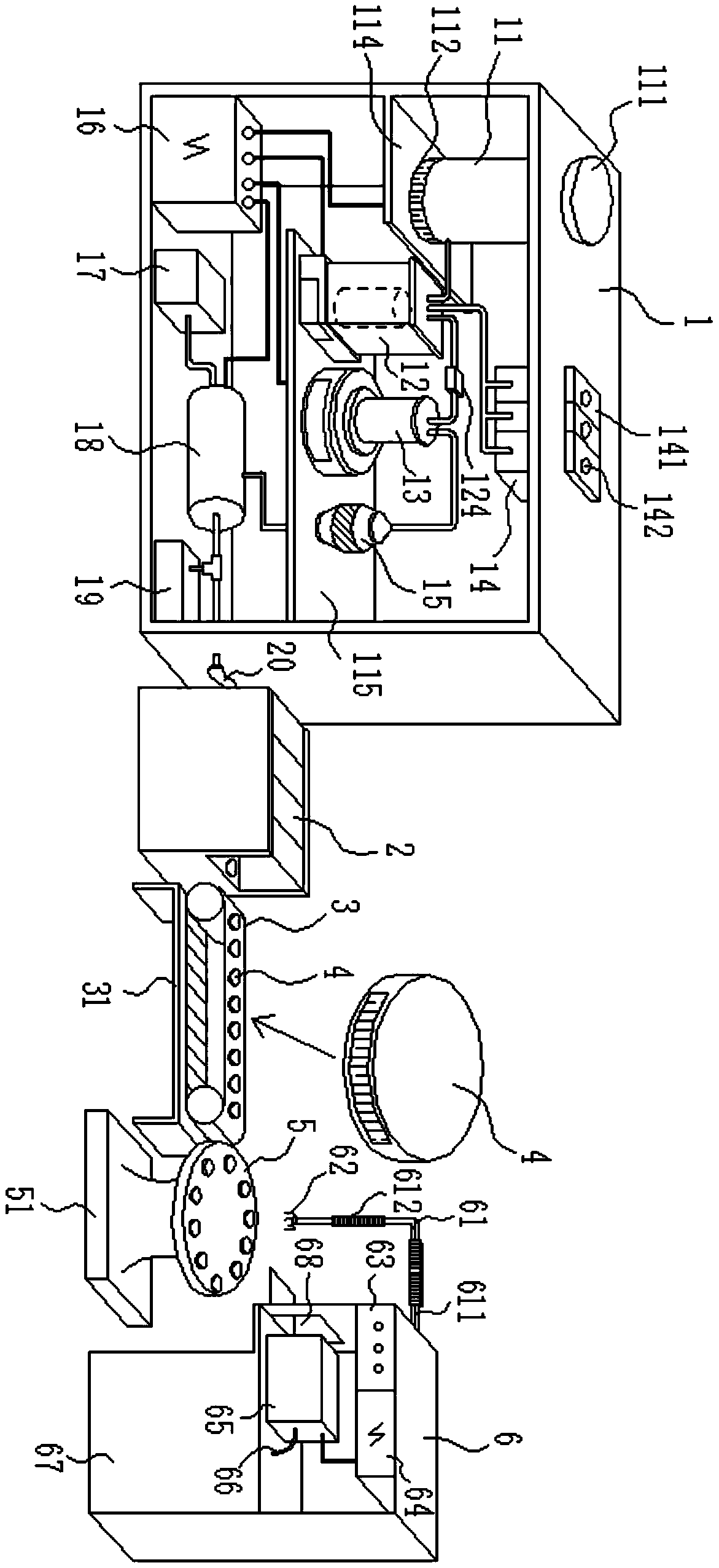 A device and method for rapidly detecting pesticide residues in fruit and vegetable products