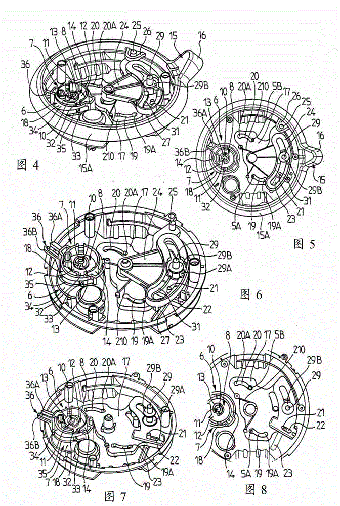 Apparatus for pressure cooking foodstuffs, provided with a moving transmission component