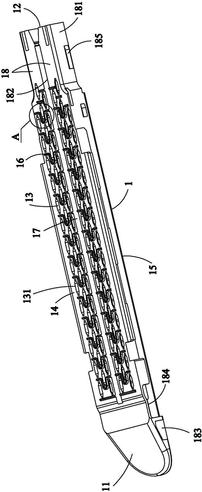 Nail cabin for surgical instrument and surgical instrument