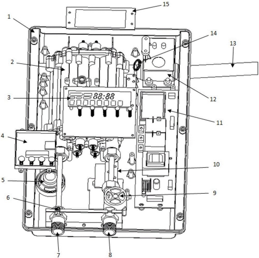 Water heater capable of playing bluetooth music for baby