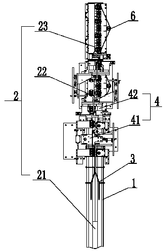 Hemp rope wrapping and tightening device