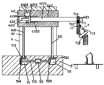 A special-shaped water cup scrubbing device