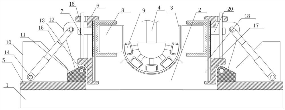 Cold rolling forming machine and U-shaped suspension arm plate production and manufacturing method