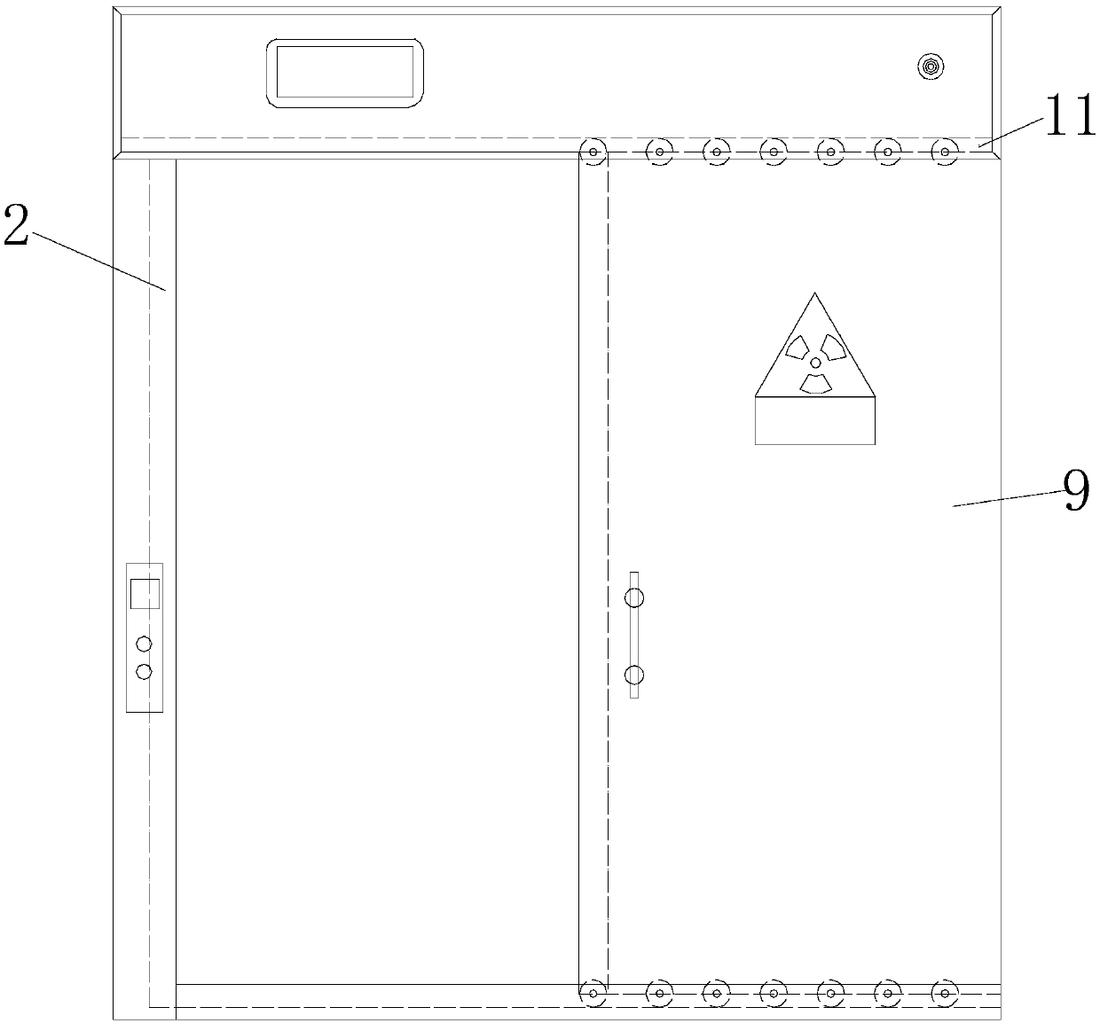 Protective device for image section