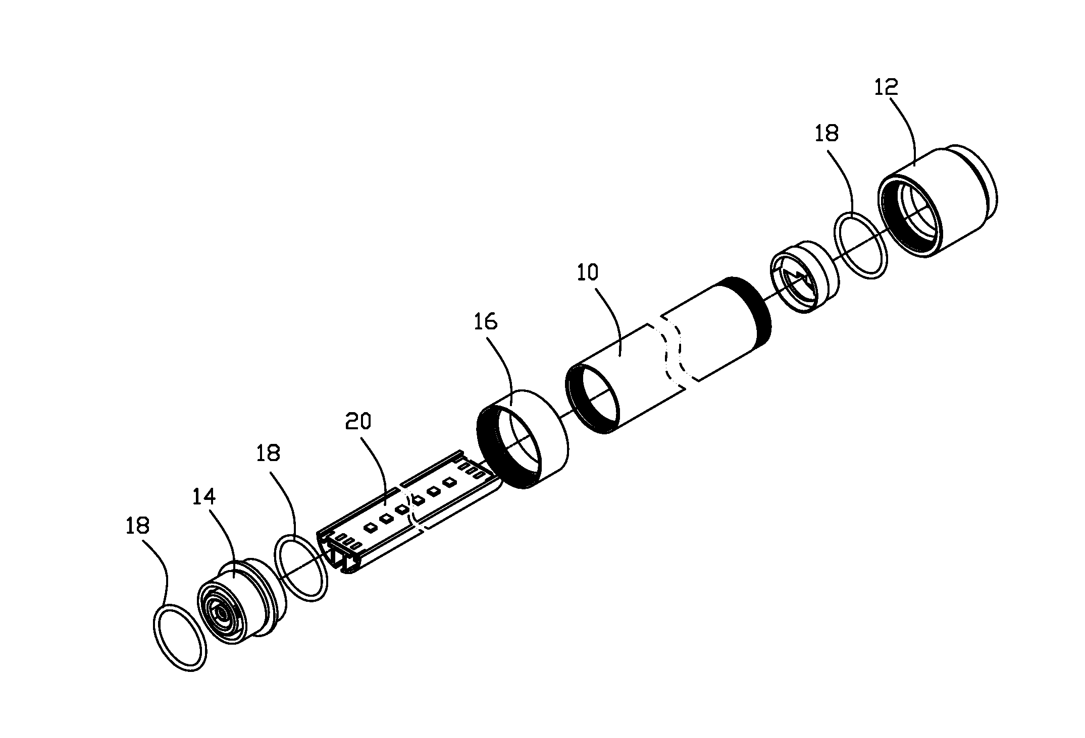 Lamp mounting structure