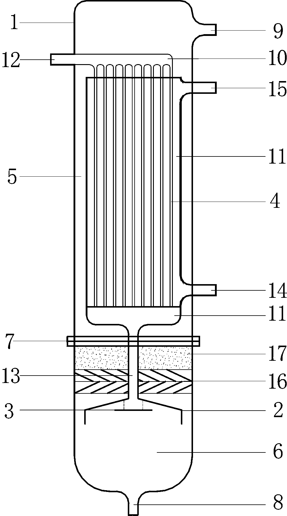 Internally-heating clean supercritical mixed fluid separating kettle