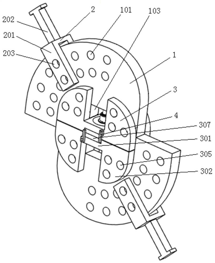 Friction type multi-angle tension-shear test device capable of adapting to multiple types of fasteners