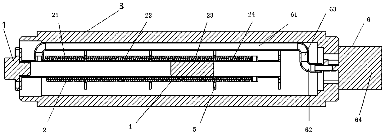 Electromagnetic cavity type air-pressure heat dissipating impact wave source generator