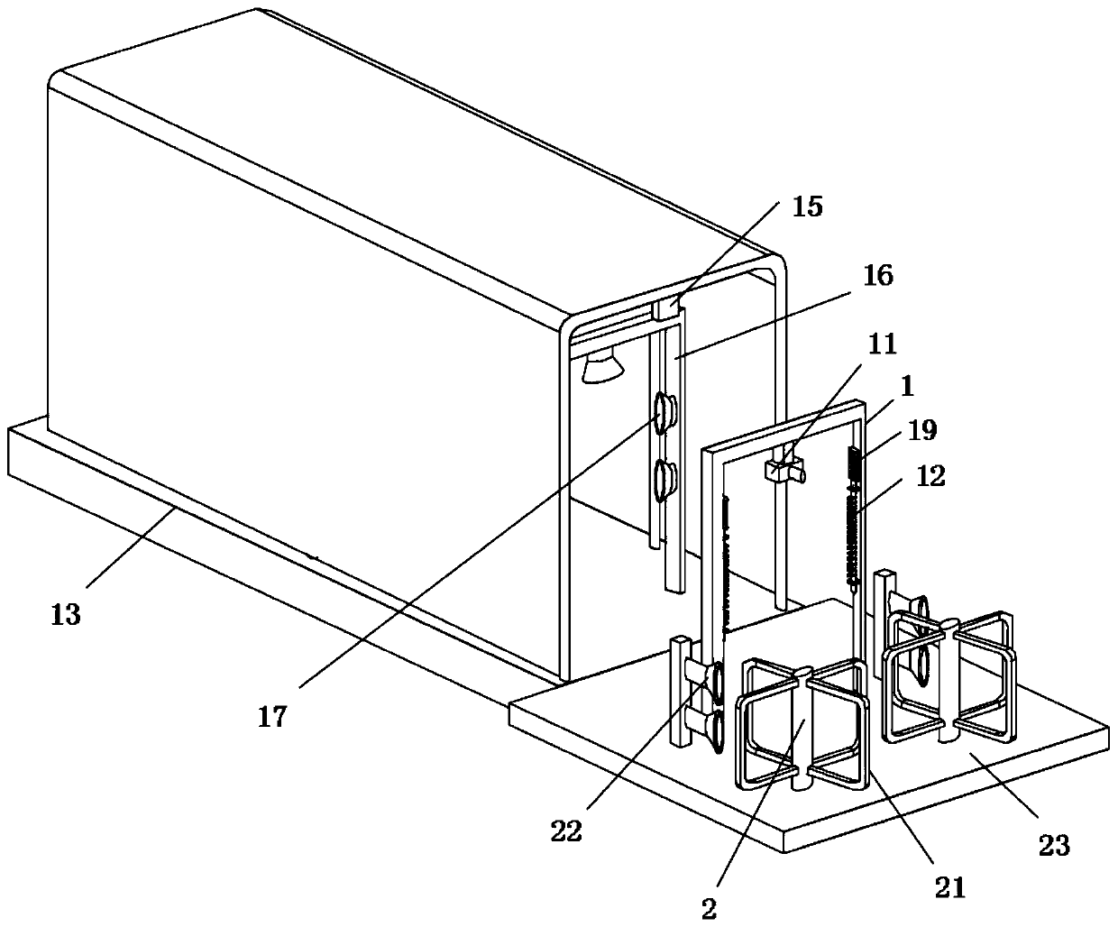 Device with combination of infrared temperature measurement and sterilization