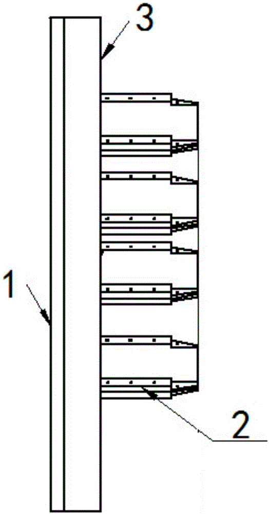 Co-aperture broadband interferometer antenna array