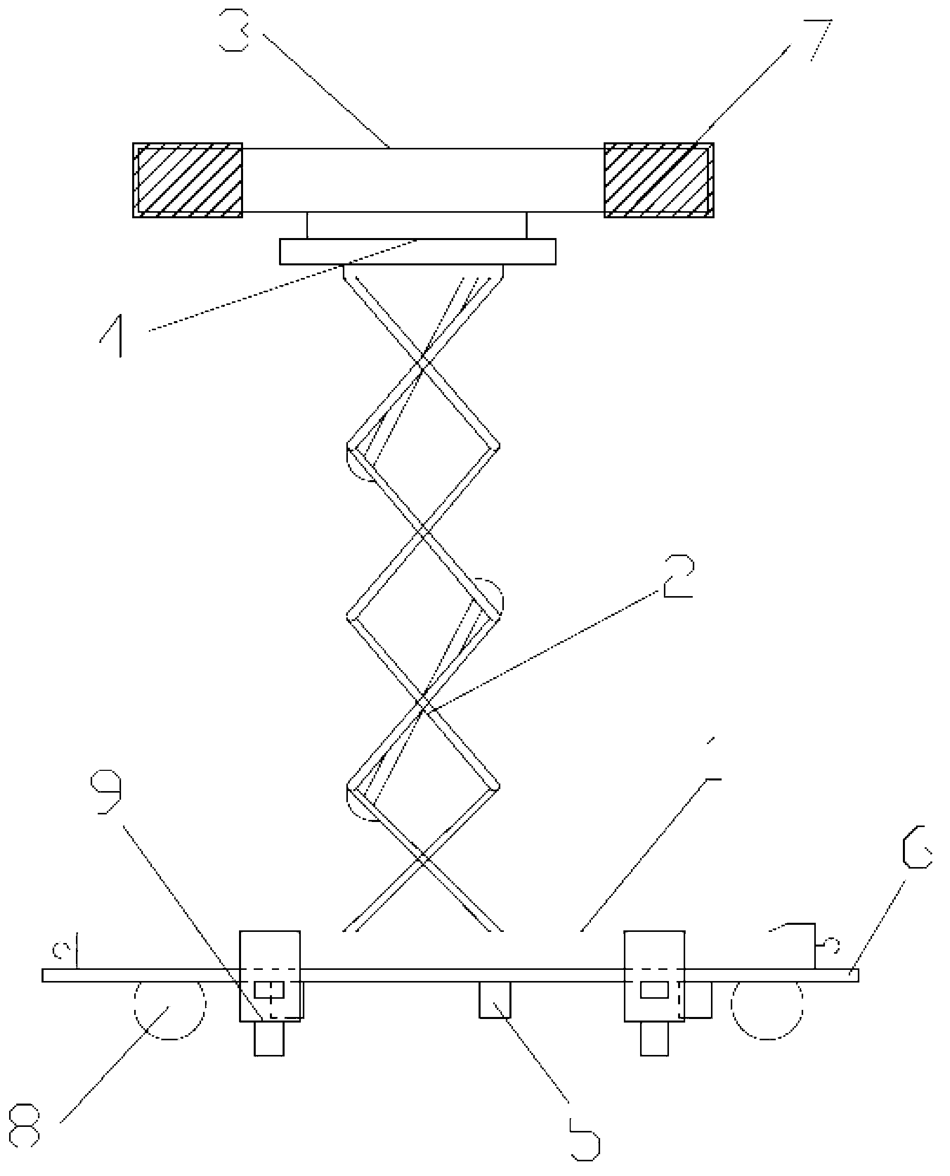 Long-span working-at-height rapid construction special cage