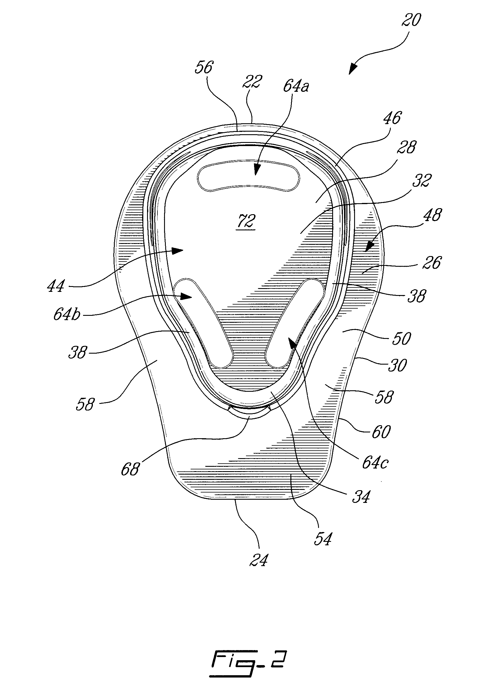 Bedpan having a handle defined therein