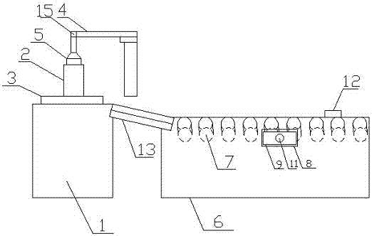 Packaging device for finished low-smoke and halogen-free cables