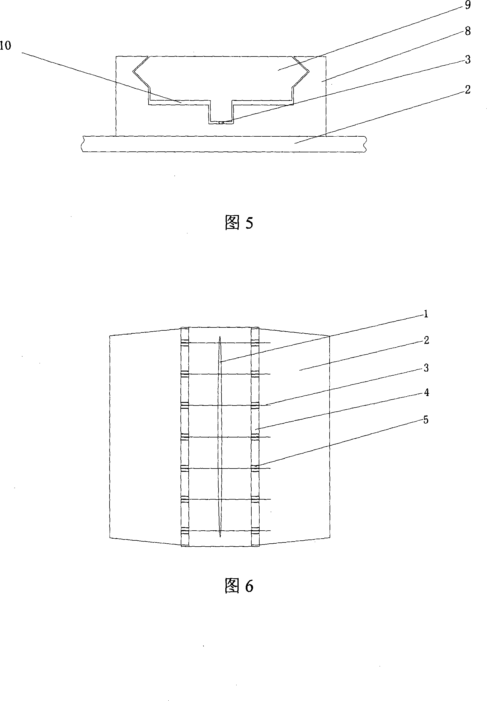 Skin wound stitching instrument