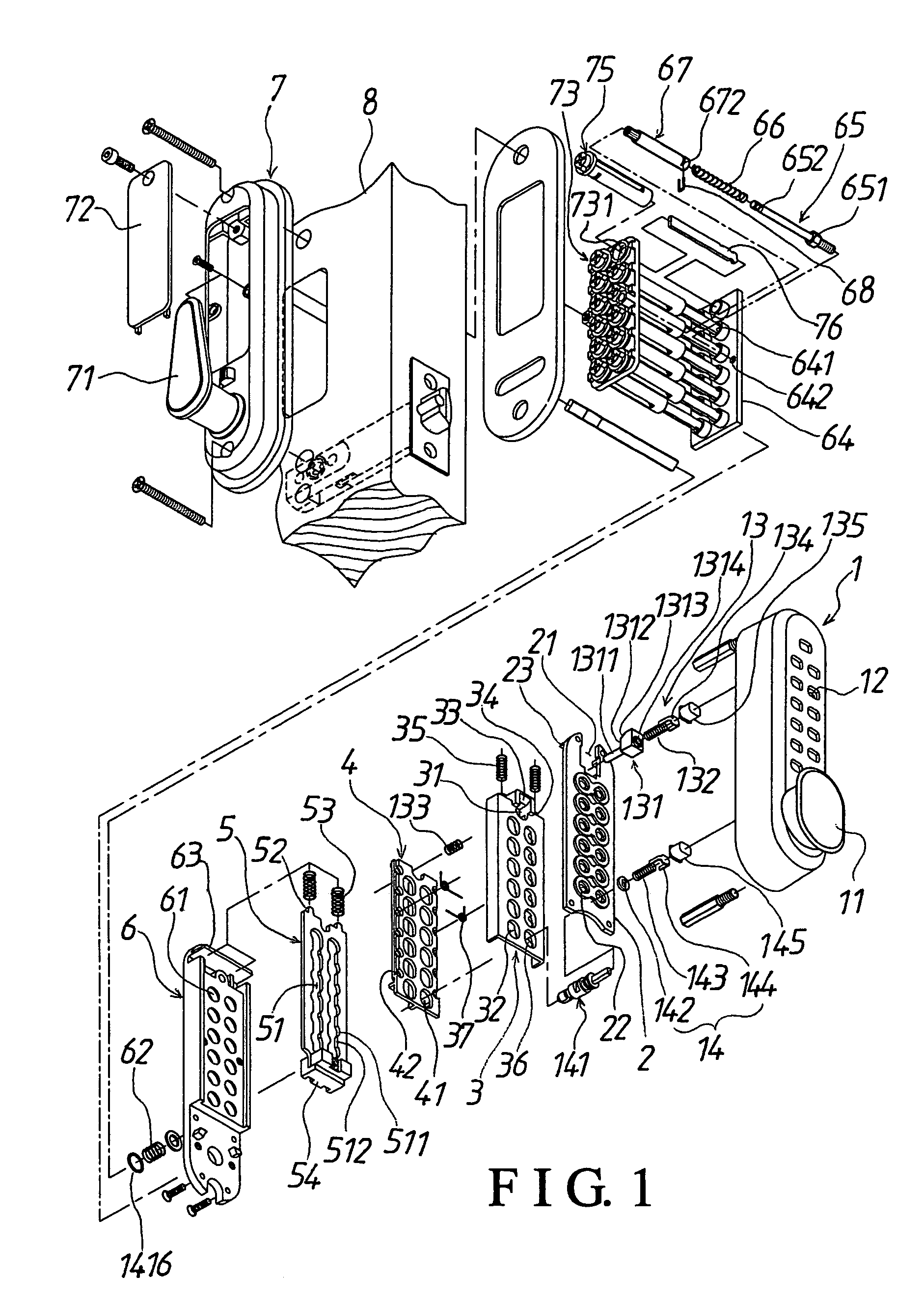 Resettable combination lock