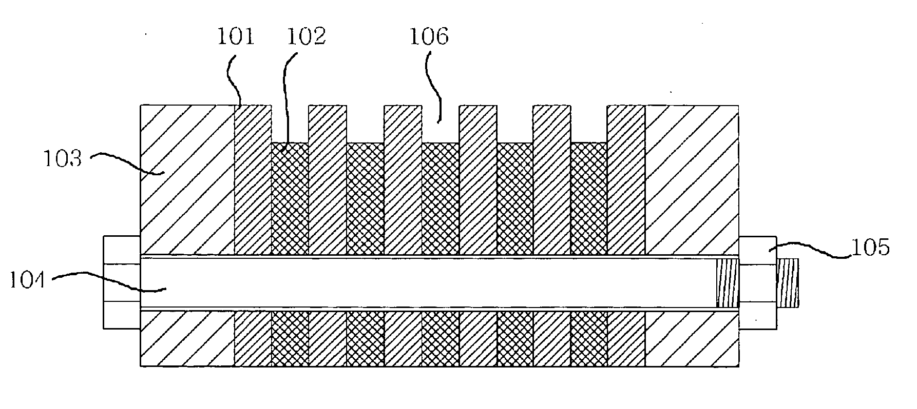 Method and apparatus for producing microchannel plate using corrugated mold