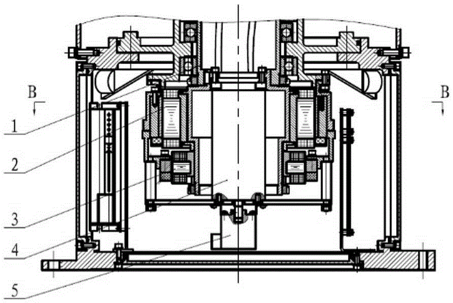 Large and medium monitoring rotary-table rotating system and operation control method thereof