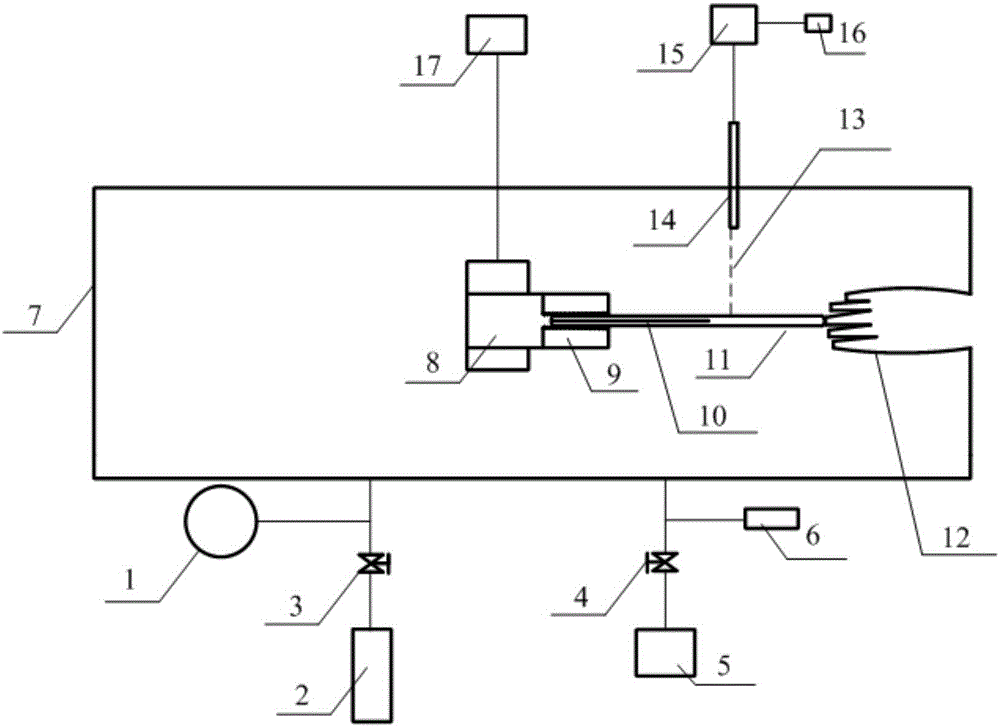 Vacuum helium filling packaging device and method of nuclear power plant temperature detector