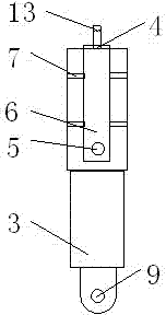 Convenient and fast hydraulic support lifting device