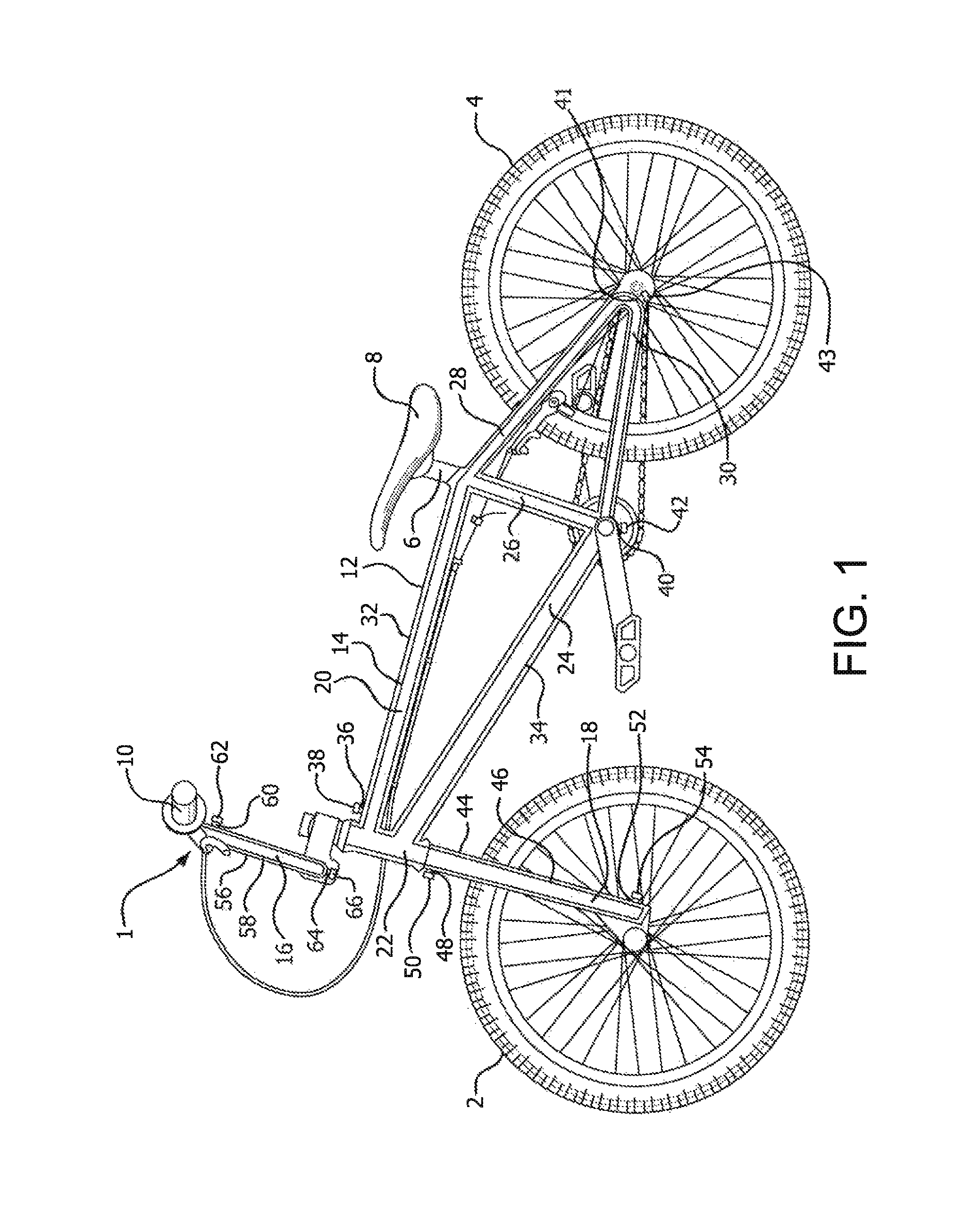 Interchangeable colored bicycle