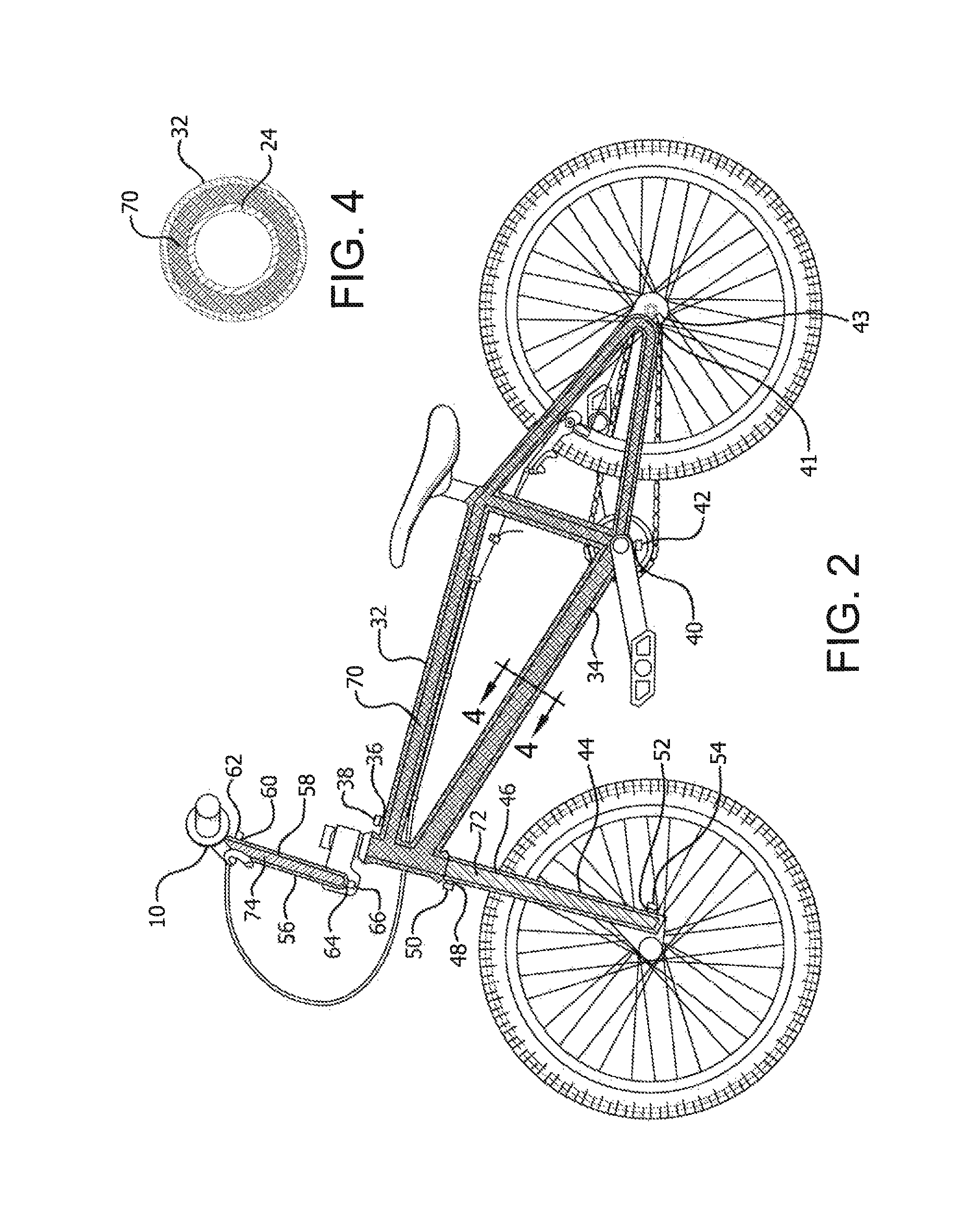 Interchangeable colored bicycle