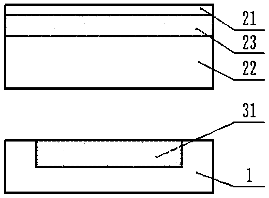 Method for forming SiO2 waveguide based on wafer bonding to realize speckle conversion and speckle converter