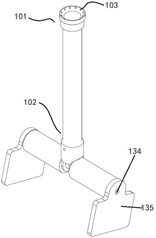 Mechanical arm external angle feedback device and mechanical arm